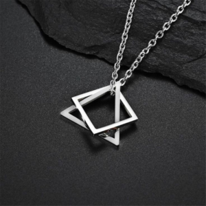 Interlocking Triangle Pendant