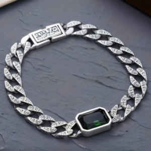 Engraved Cuban Link Bracelet